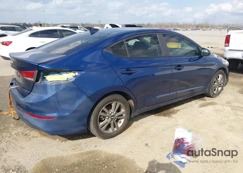 2018 Hyundai Elantra Sel z USA, uszkodzony, nr VIN 5NPD84LF7JH303721